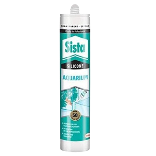 SİSTA AKVARYUM SİLİKON KARTUŞ ŞEFFAF 280 ML
